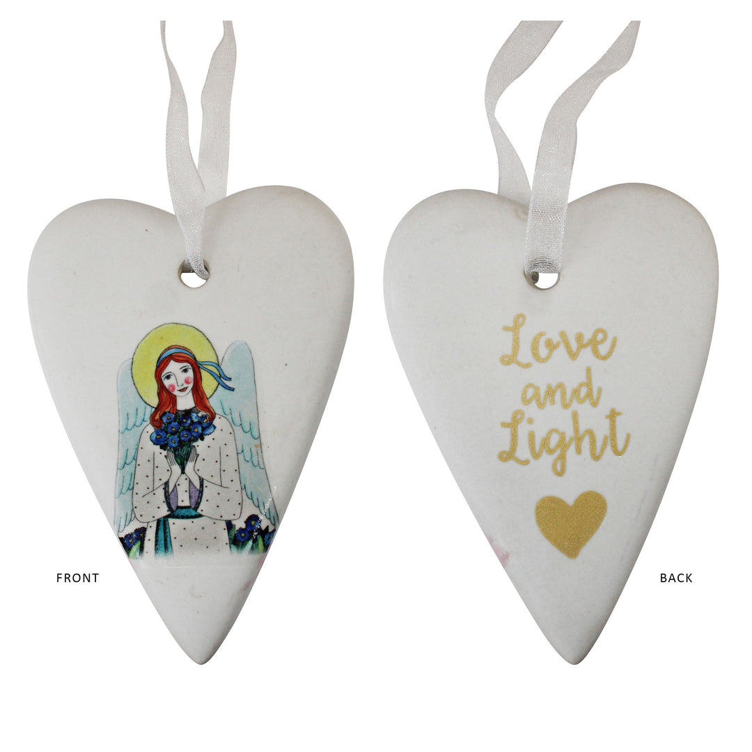 Ceramic Gift Heart - Love and Light