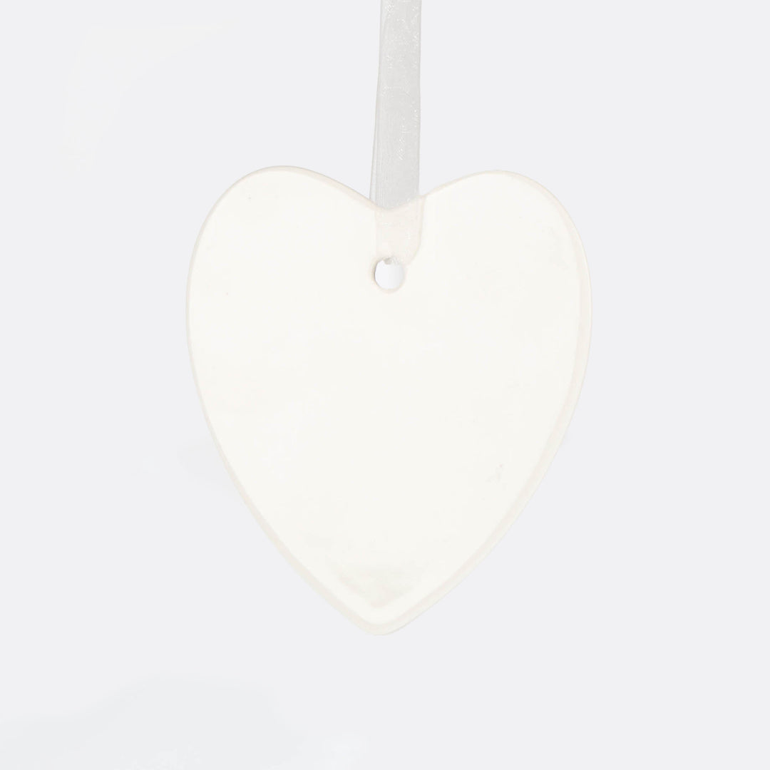 Ceramic Heart - Blue with Love
