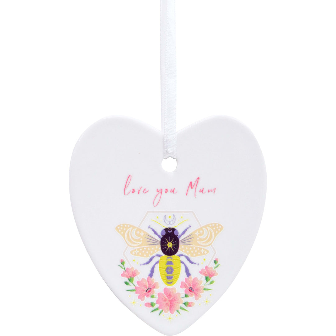 Ceramic Heart - Bee Love You Mum