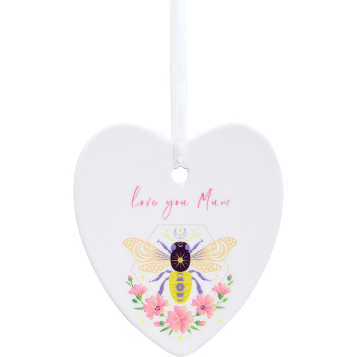 Ceramic Heart - Bee Love You Mum