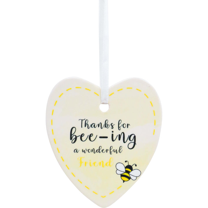 Ceramic Heart - Thanks for Beeing A Wonderful Friend