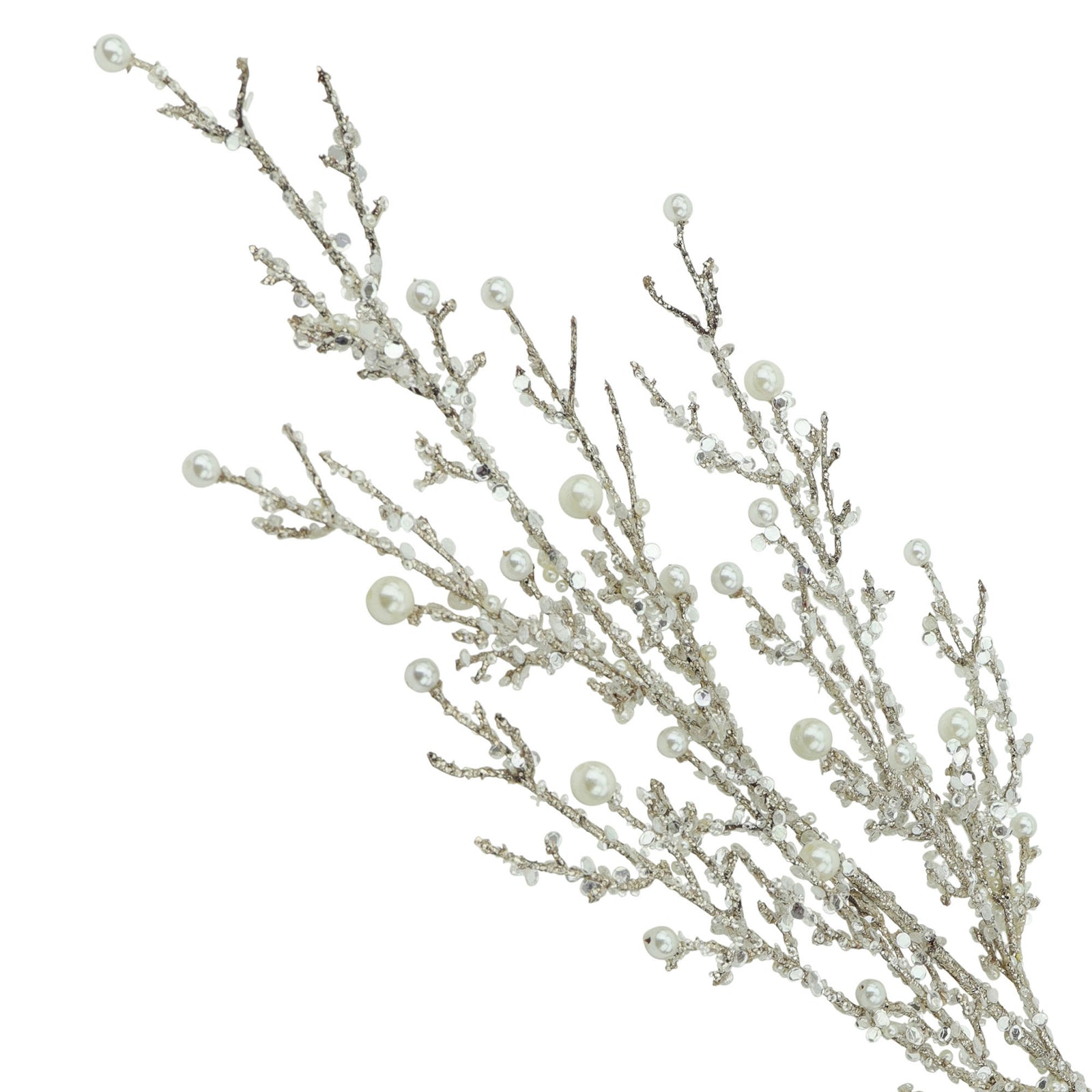 Champagne and Pearl Branch Spray
