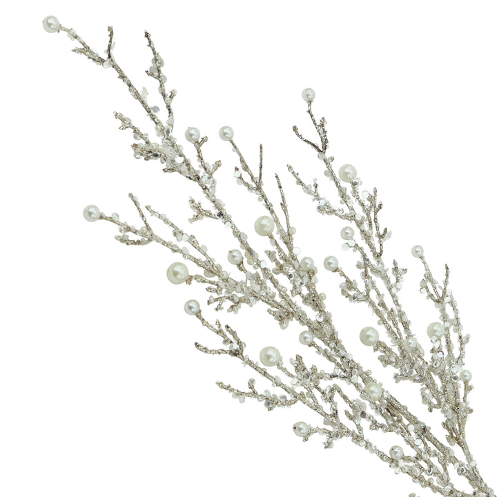 Champagne and Pearl Branch Spray