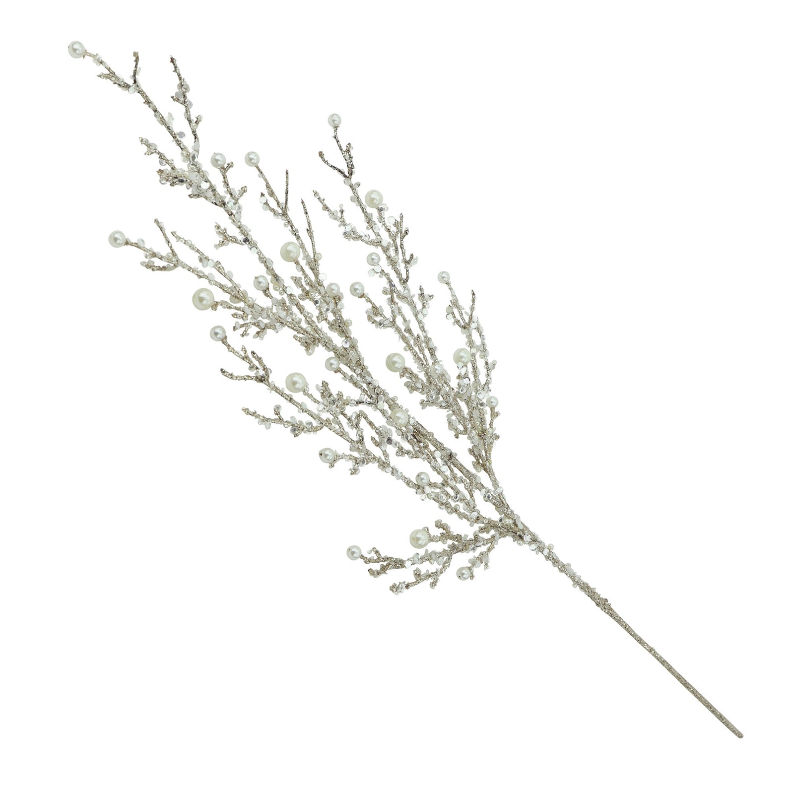 Champagne and Pearl Branch Spray