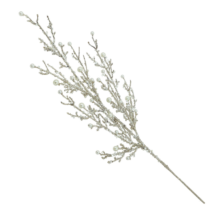 Champagne and Pearl Branch Spray