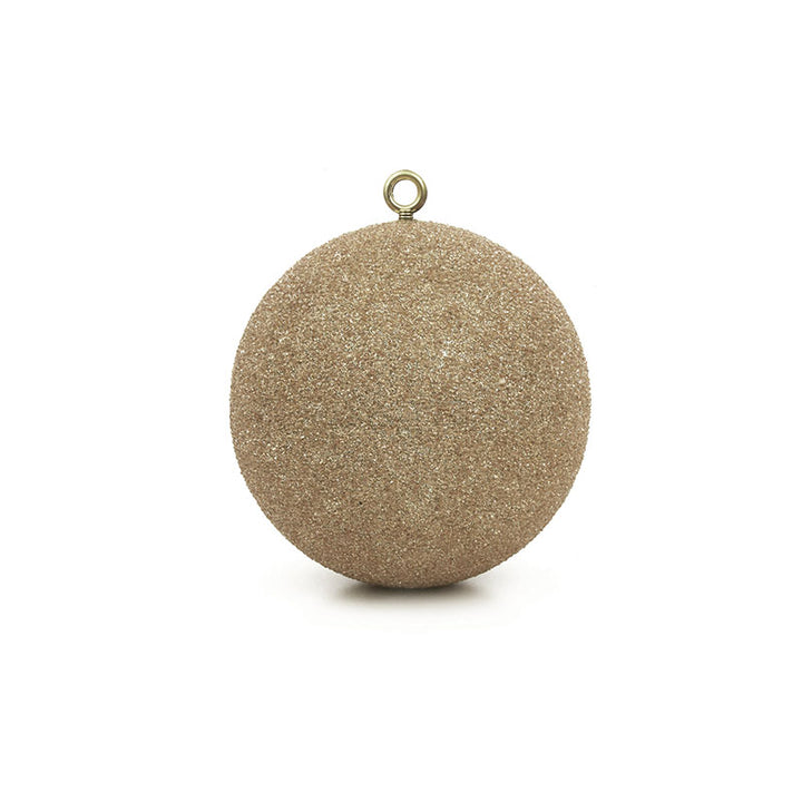Champagne Beaded Jumbo Bauble - 20cm