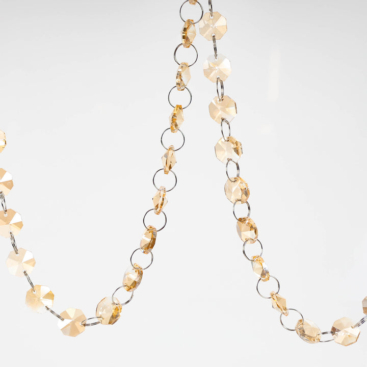 Champagne Crystal Garland 1.8m