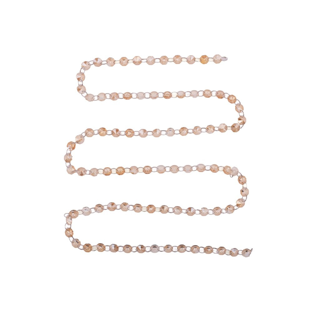 Champagne Crystal Garland 1.8m
