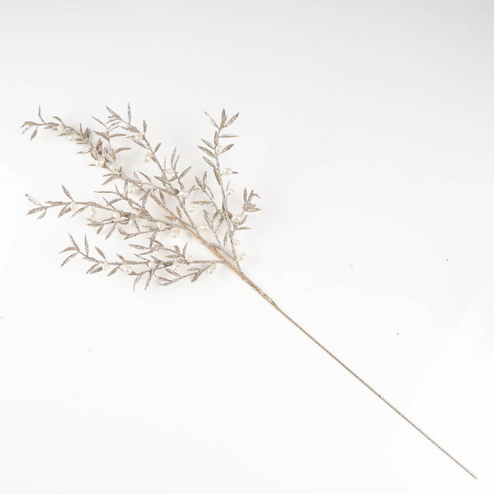 Champagne Glitter Spray with Pearls - 86cm