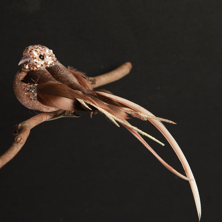 Champagne Pink Bird Clip