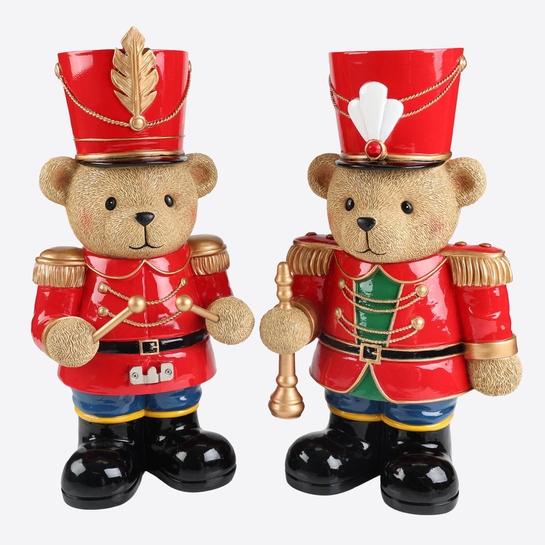 Conducting Christmas Bear Nutcracker Ornament - 46cm