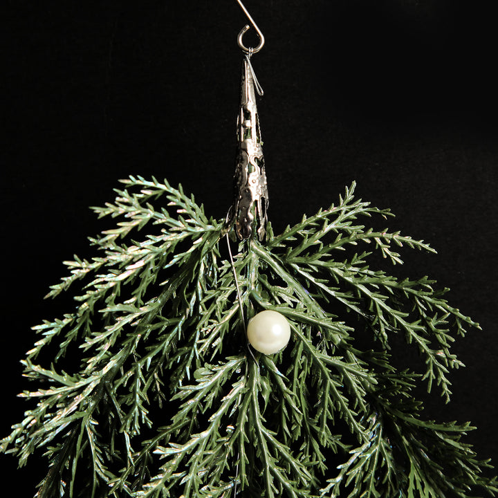 Christmas Fir and Pearl Christmas Tree Decoration