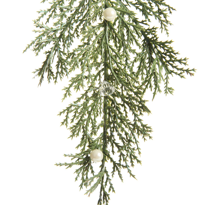 Christmas Fir and Pearl Christmas Tree Decoration