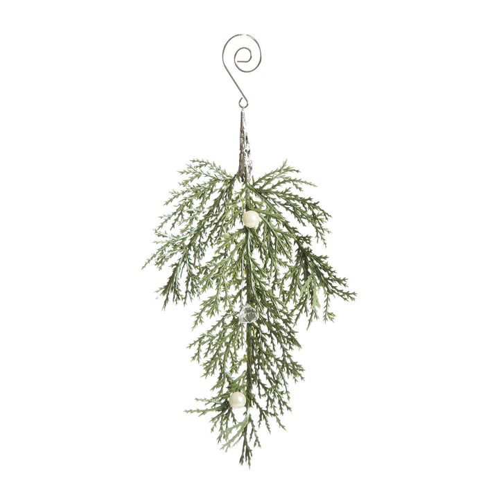 Christmas Fir and Pearl Christmas Tree Decoration
