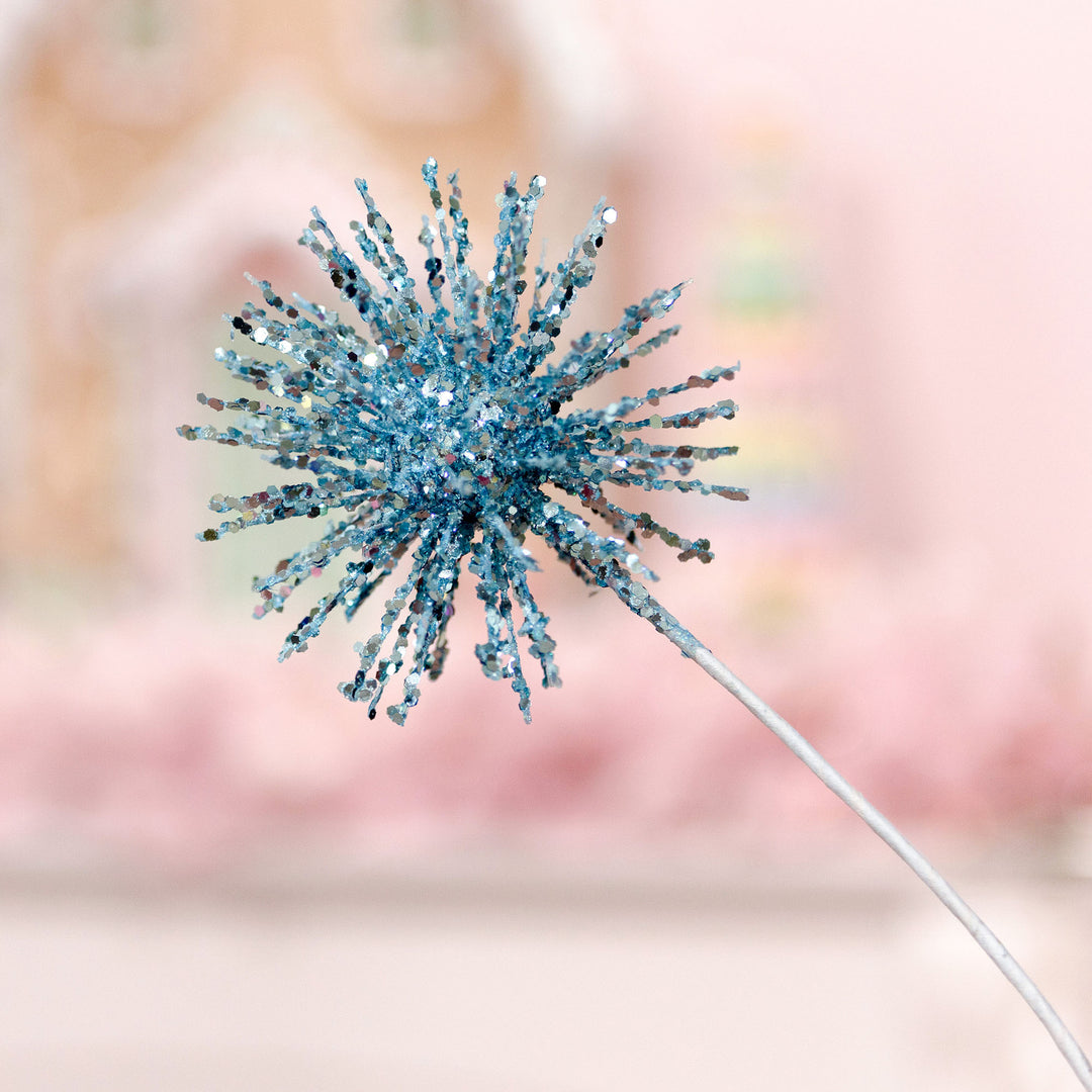 Bright Blue Starburst Sparkle Pick