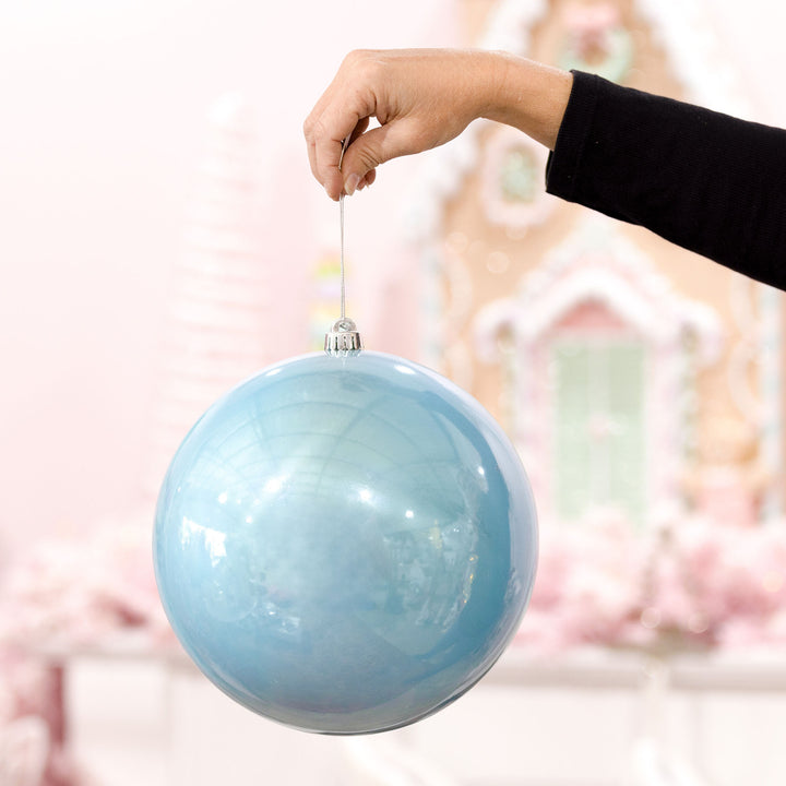 Sky Blue Jumbo Shatterproof Christmas Bauble Decoration