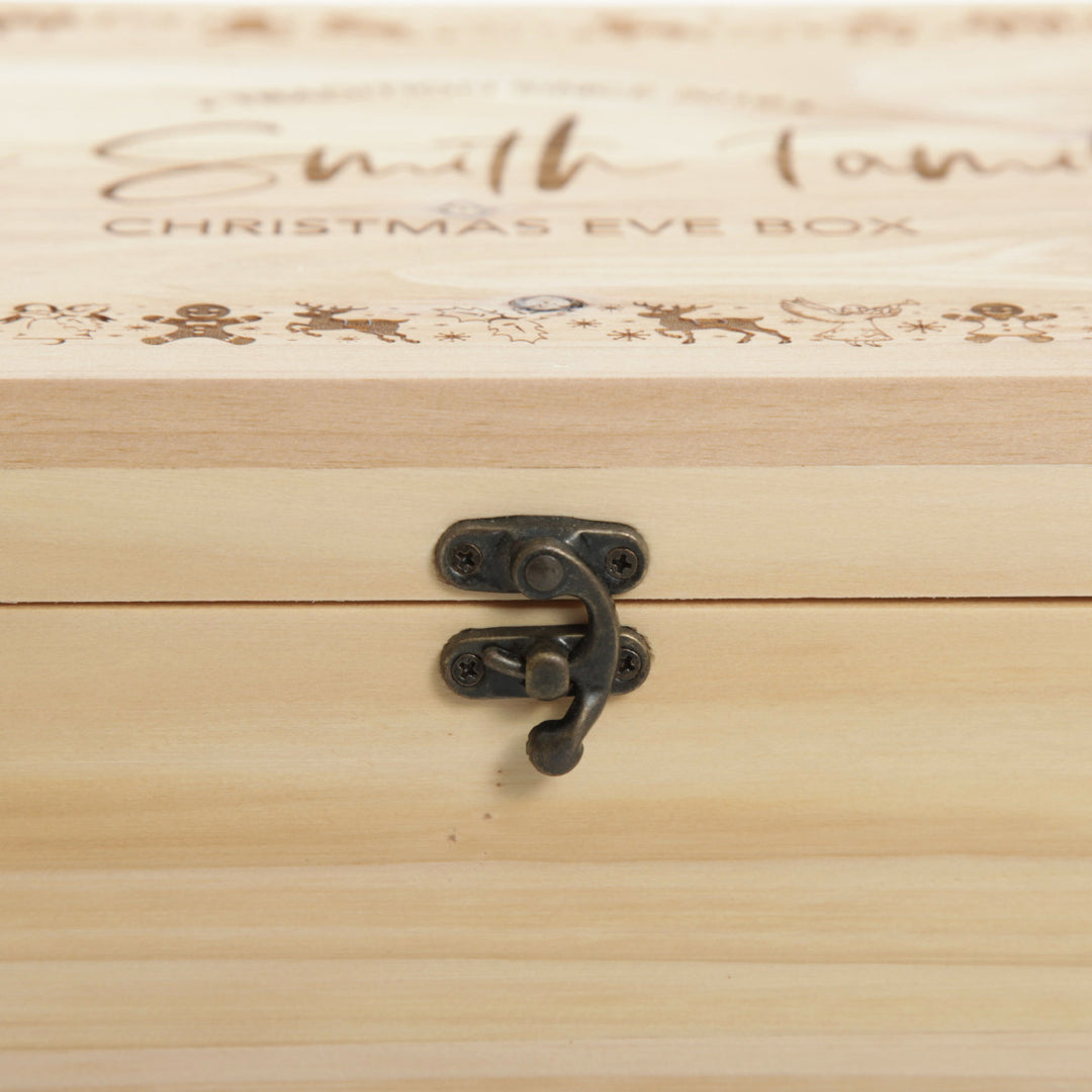 Personalised Christmas Parade Wooden Christmas Eve Box