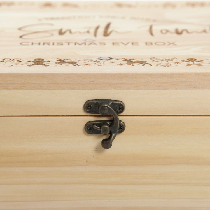 Personalised Christmas Parade Wooden Christmas Eve Box