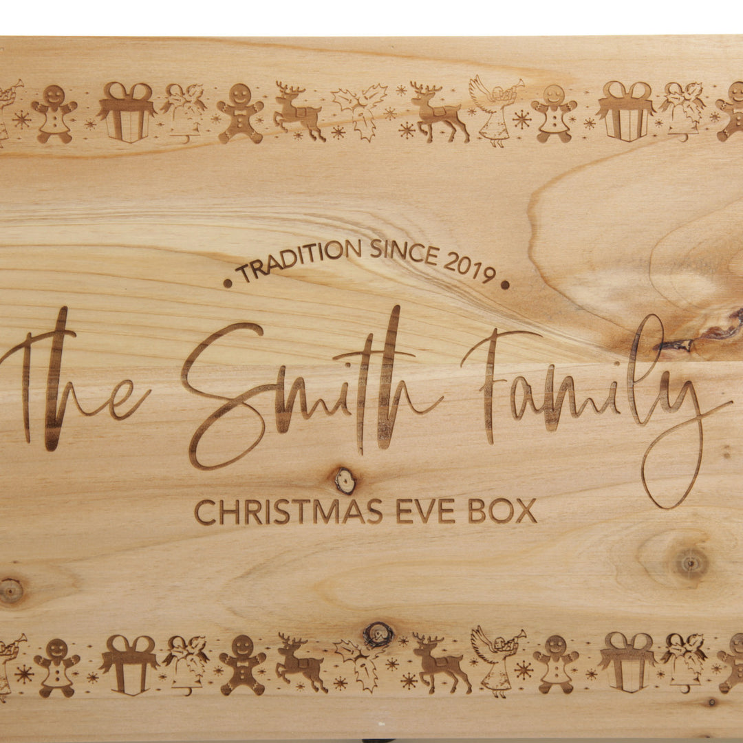 Personalised Christmas Parade Wooden Christmas Eve Box