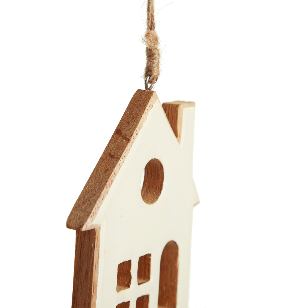 Christmas Village Tree Decoration with Circle
