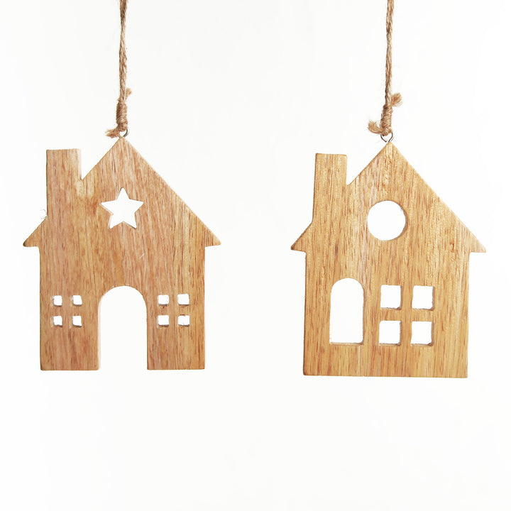 Christmas Village Tree Decoration with Circle