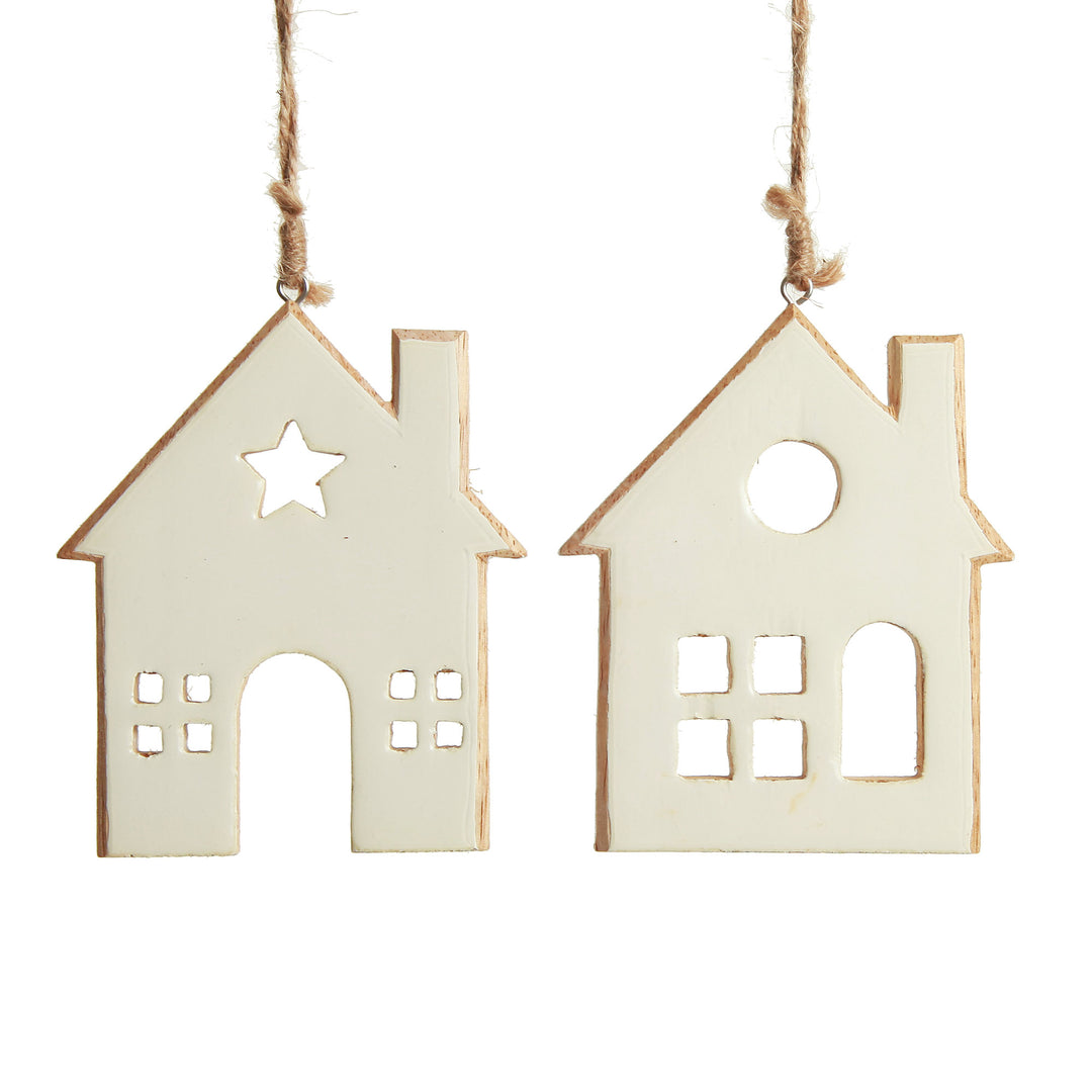 Christmas Village Tree Decoration with Circle