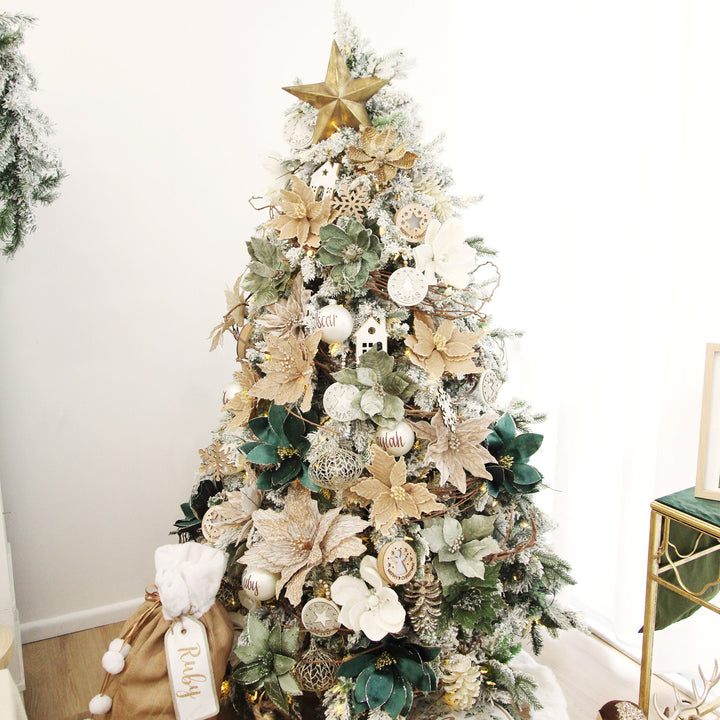 Nordic Christmas Village Decorating