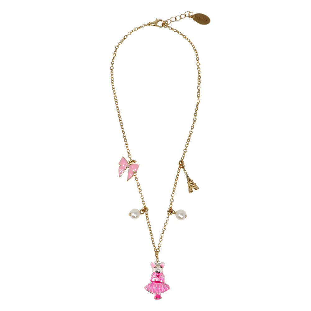 Claris the Chicest Mouse in Paris - Charm Necklace