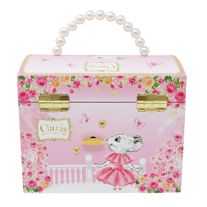 Claris the Chicest Mouse in Paris - Pearl Musical Jewellery Box