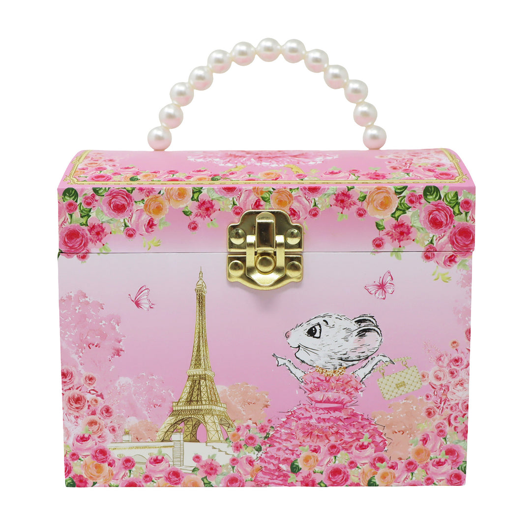 Claris the Chicest Mouse in Paris - Pearl Musical Jewellery Box