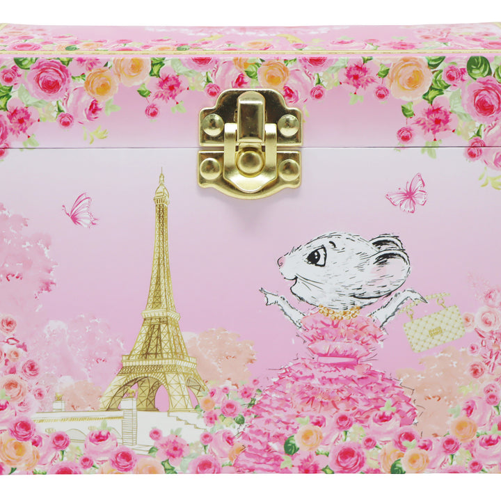 Claris the Chicest Mouse in Paris - Pearl Musical Jewellery Box
