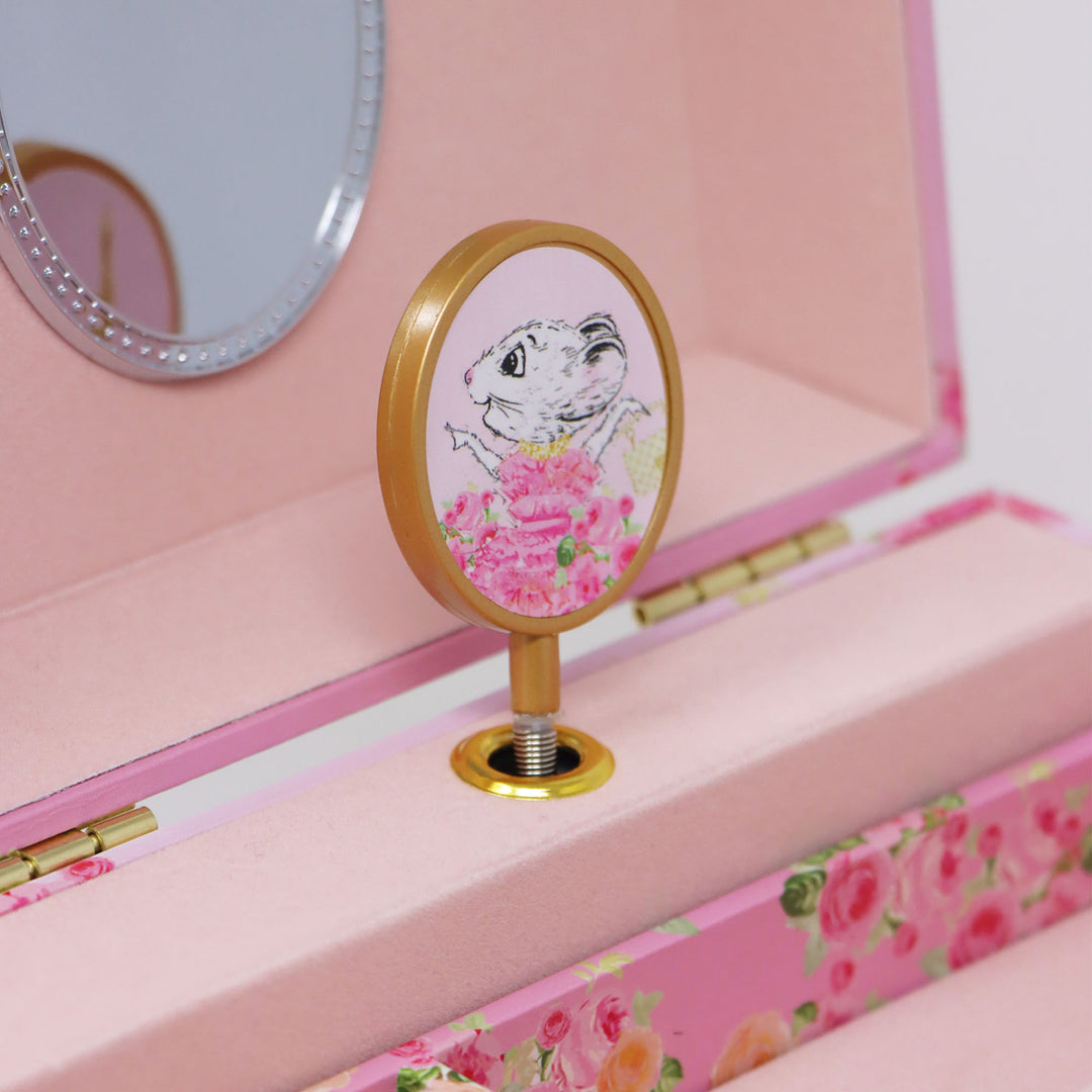 Claris the Chicest Mouse in Paris - Pearl Musical Jewellery Box