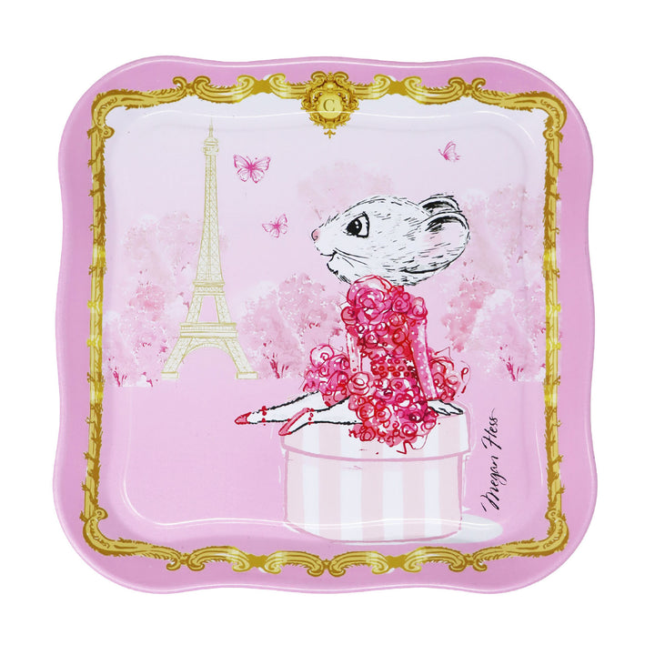 Claris the Chicest Mouse in Paris - Tea Set with Woven Basket - 11 Pcs