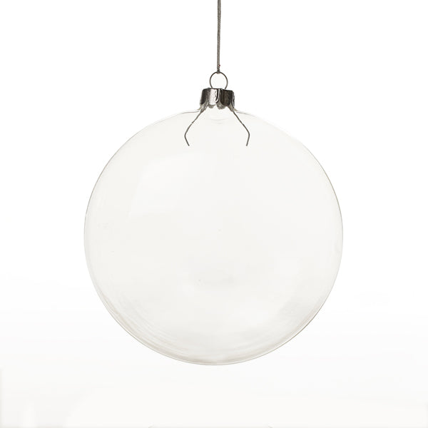 Clear Glass Round Disc