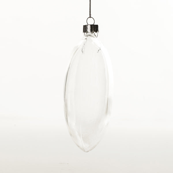 Clear Glass Round Disc - Side