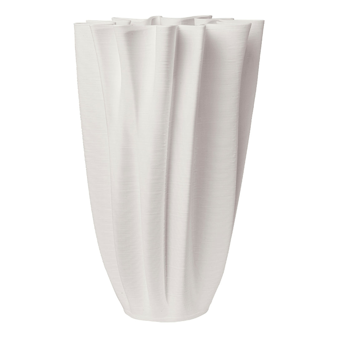 Clegg Bisque - Ceramic Crease Vase