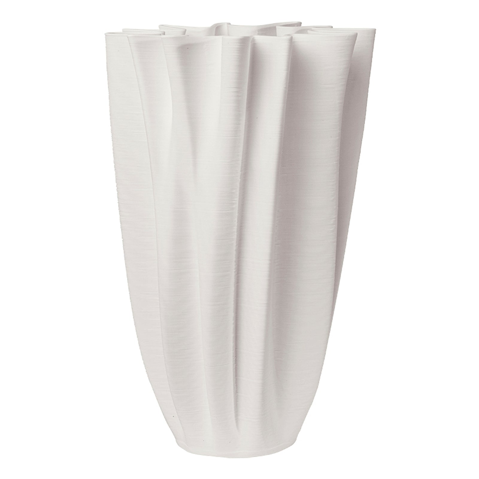 Clegg Bisque - Ceramic Crease Vase
