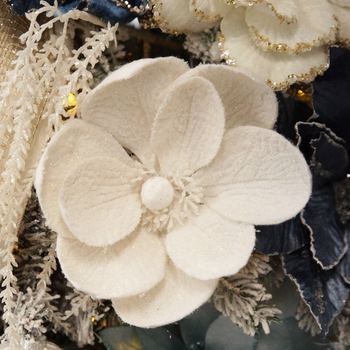 Ivory Magnolia Flower Stem