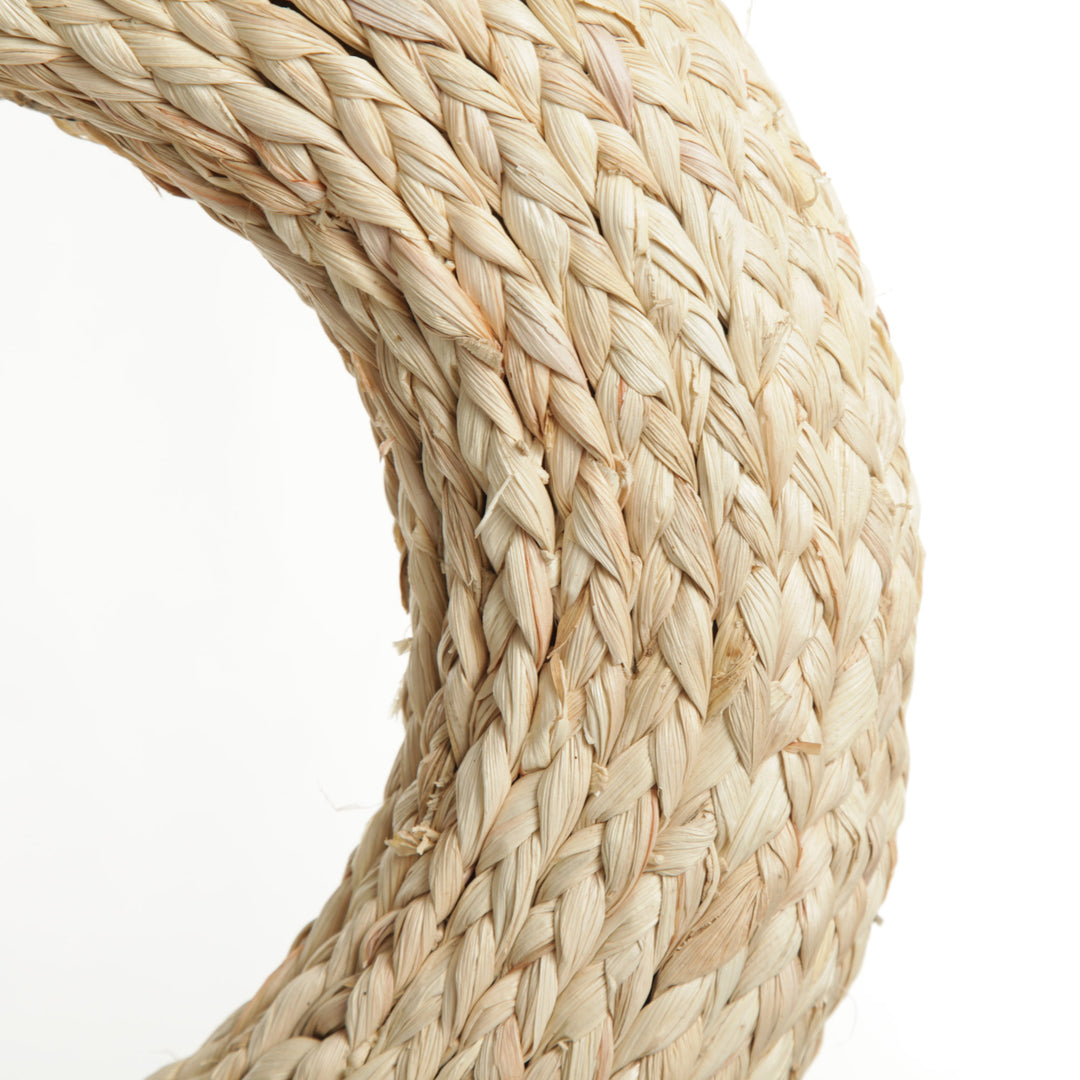 Coastal Natural Braided Christmas Wreath