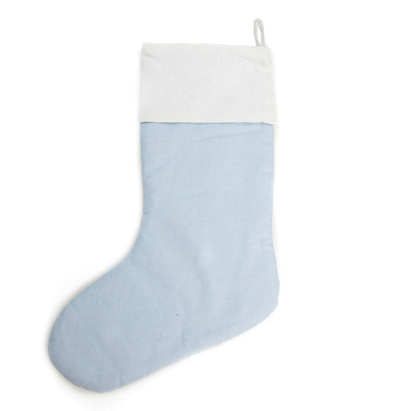 Personalised Coastal Seahorse Christmas Stocking Back