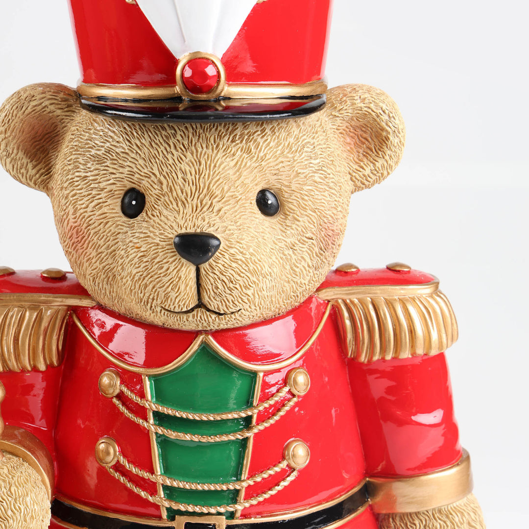 Conducting Christmas Bear Nutcracker Ornament - 46cm