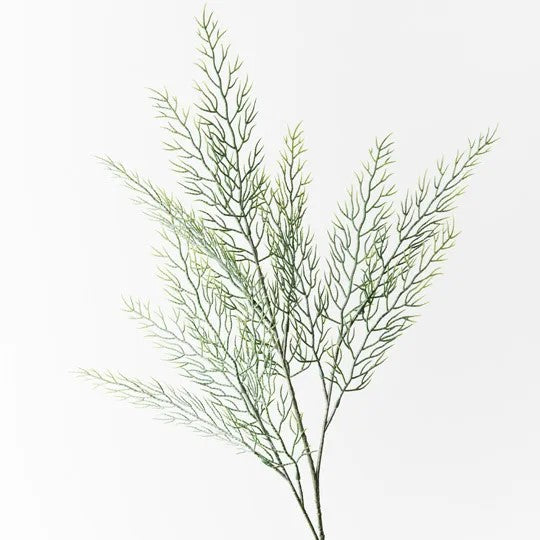 Coral Fern Spray Grey Green 70cm