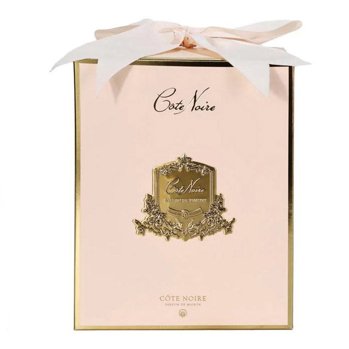 Cote Noire Herringbone Flower - Rose Buds - Champagne Pink