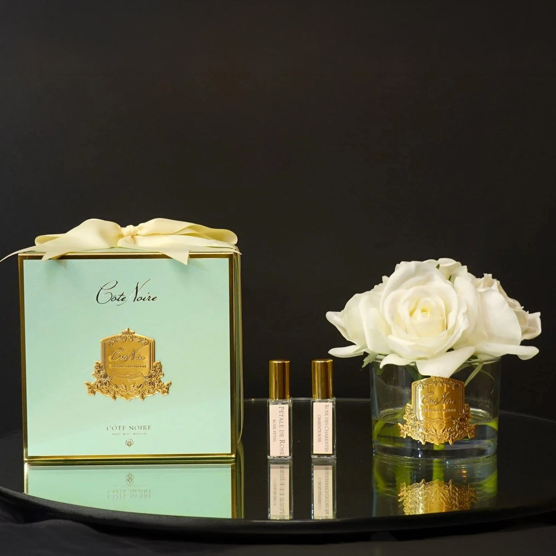 Cote Noire Perfumed Natural Touch 5 roses - Ivory White