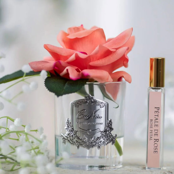 Cote Noire Perfumed Natural Touch Single Rose - Peach