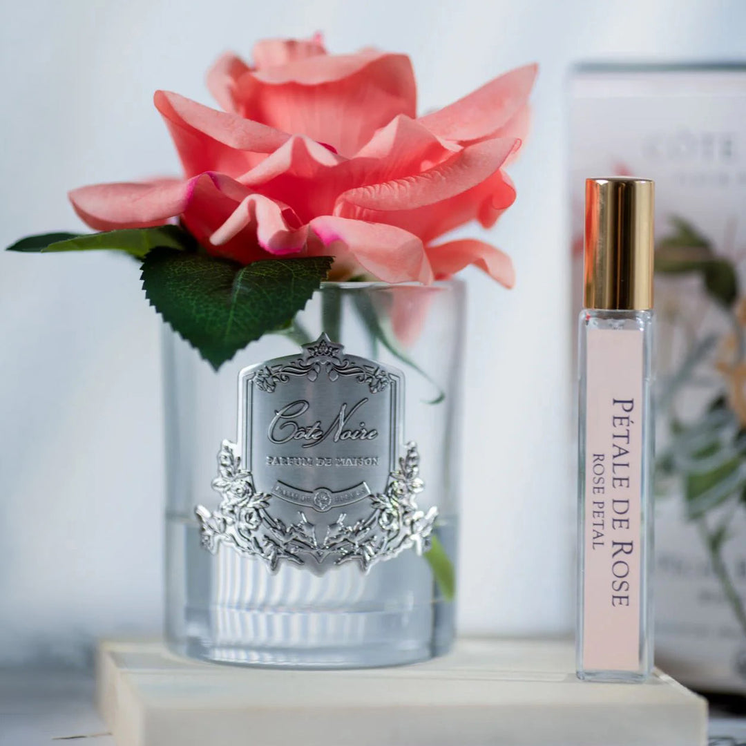 Cote Noire Perfumed Natural Touch Single Rose - Peach