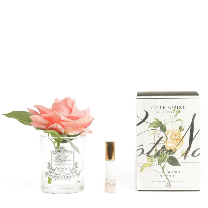 Cote Noire Perfumed Natural Touch Single Rose - Peach