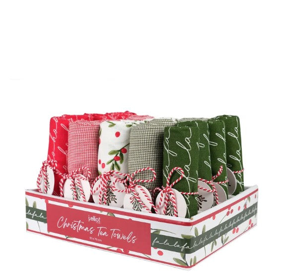 Jingle Tea Towel Multi