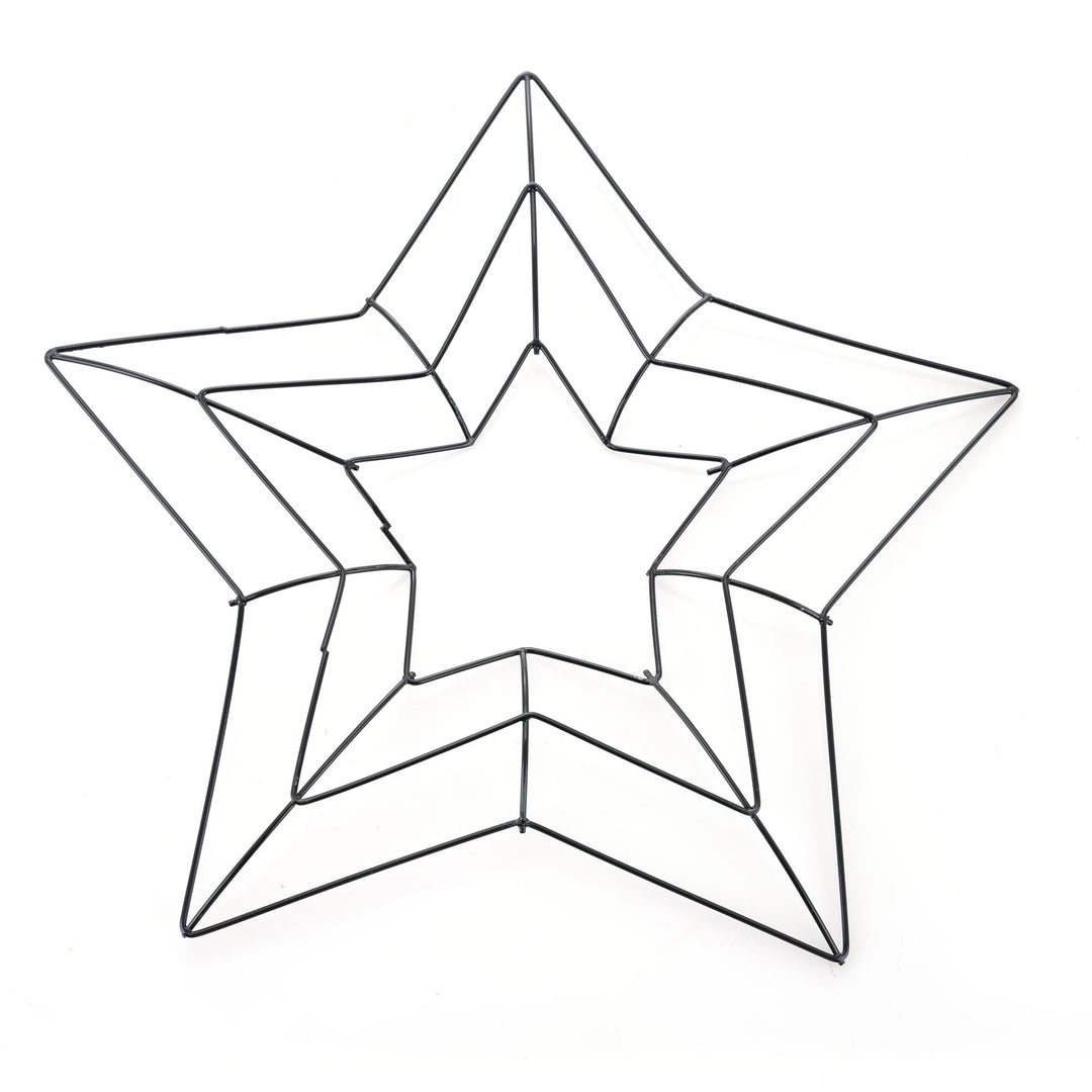 Craft Wire DIY Star Wreath Frame (35cm W)