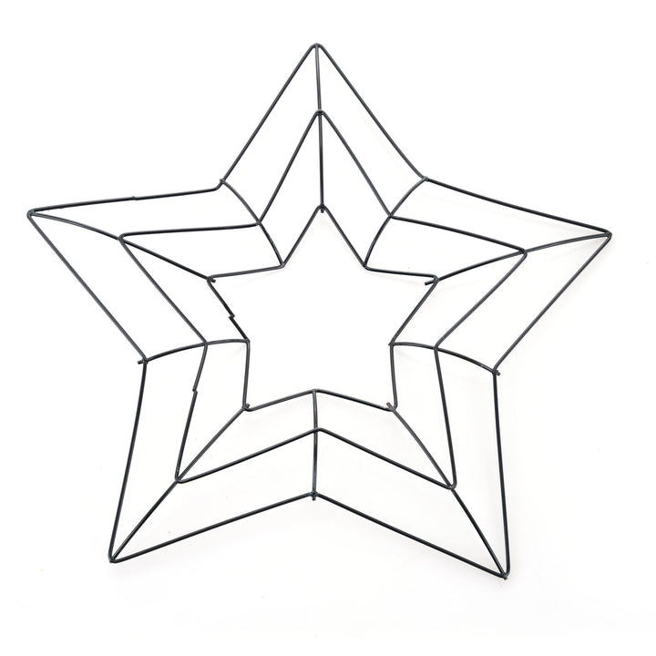 Craft Wire DIY Star Wreath Frame (35cm W)